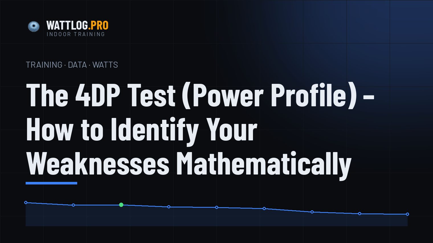 The 4DP Test (Power Profile) — How to Identify Your Weaknesses Mathematically
