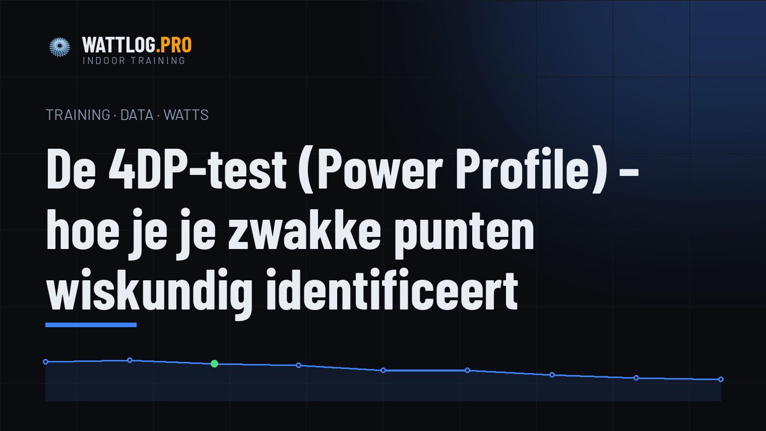 De 4DP-test (Power Profile) — hoe je je zwakke punten wiskundig identificeert