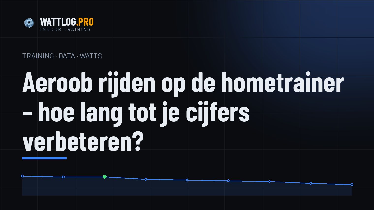 Aeroob rijden op de hometrainer — hoe lang tot je cijfers verbeteren?