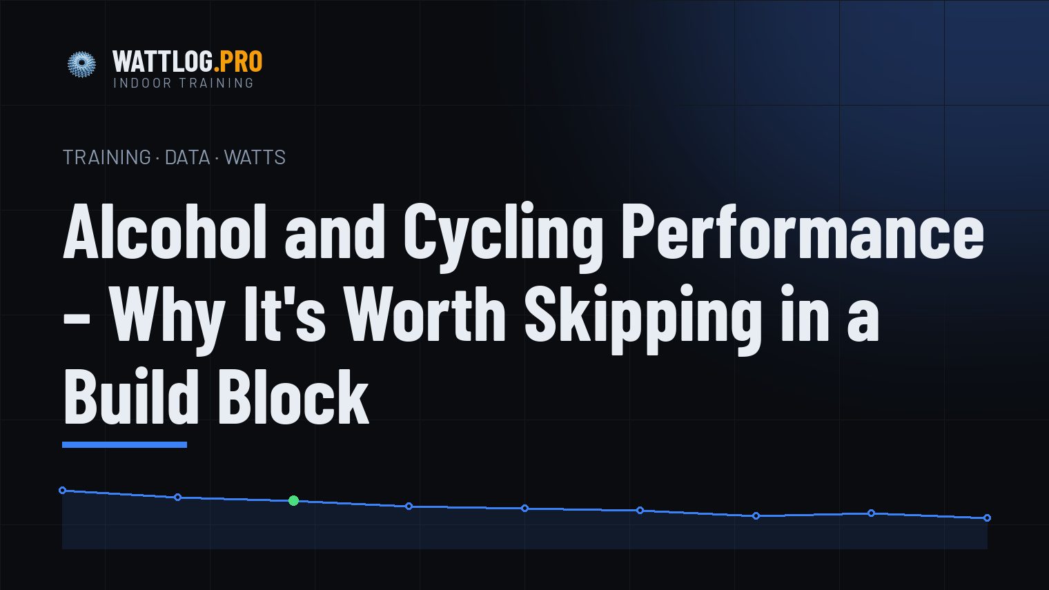 Alcohol and Cycling Performance — Why It's Worth Skipping in a Build Block