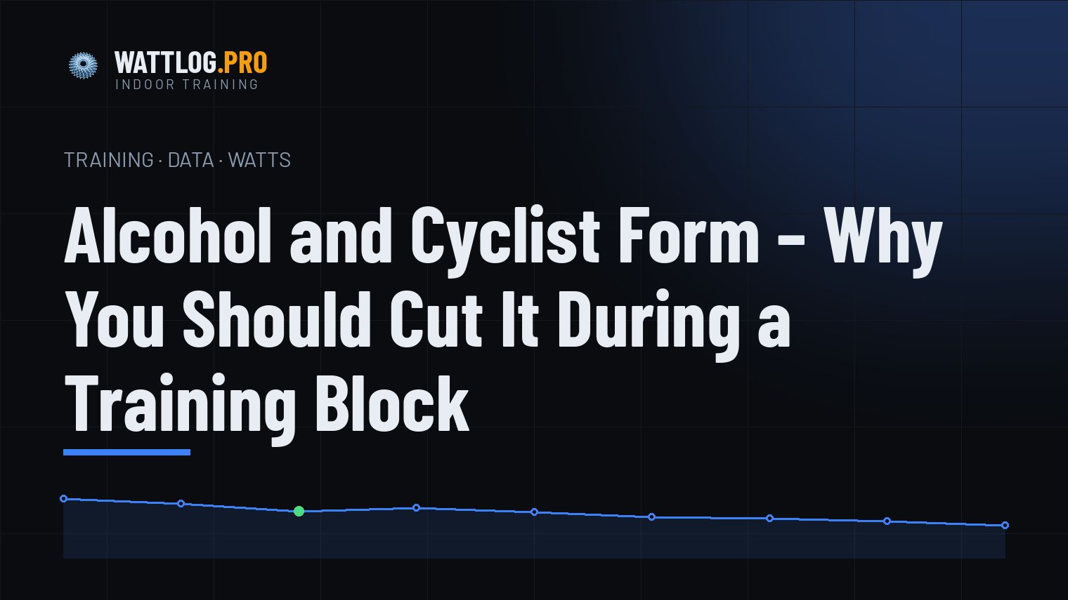 Alcohol and Cyclist Form — Why You Should Cut It During a Training Block