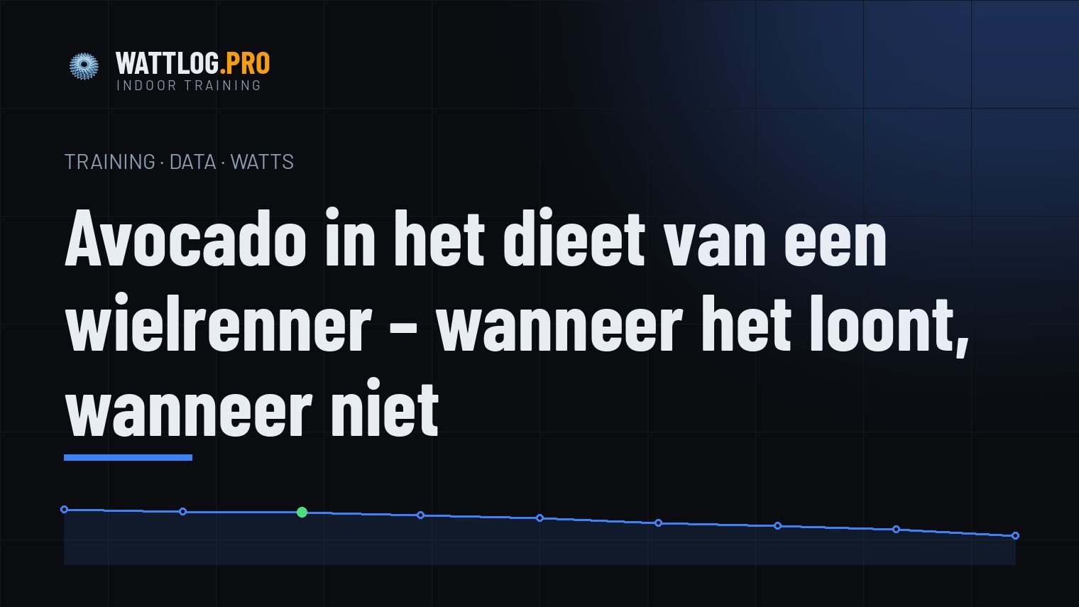 Avocado in het dieet van een wielrenner — wanneer het loont, wanneer niet