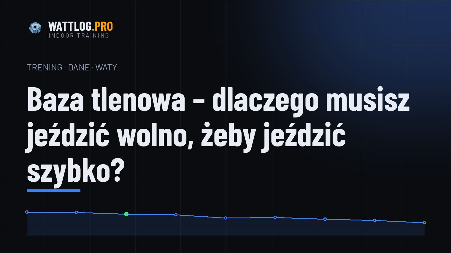 Baza tlenowa — dlaczego musisz jeździć wolno, żeby jeździć szybko?
