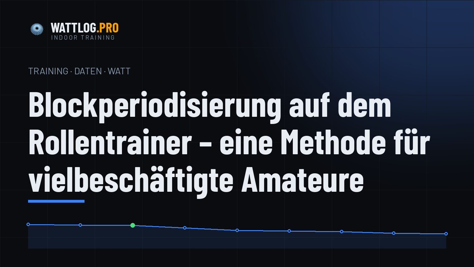 Blockperiodisierung auf dem Rollentrainer — eine Methode für vielbeschäftigte Amateure