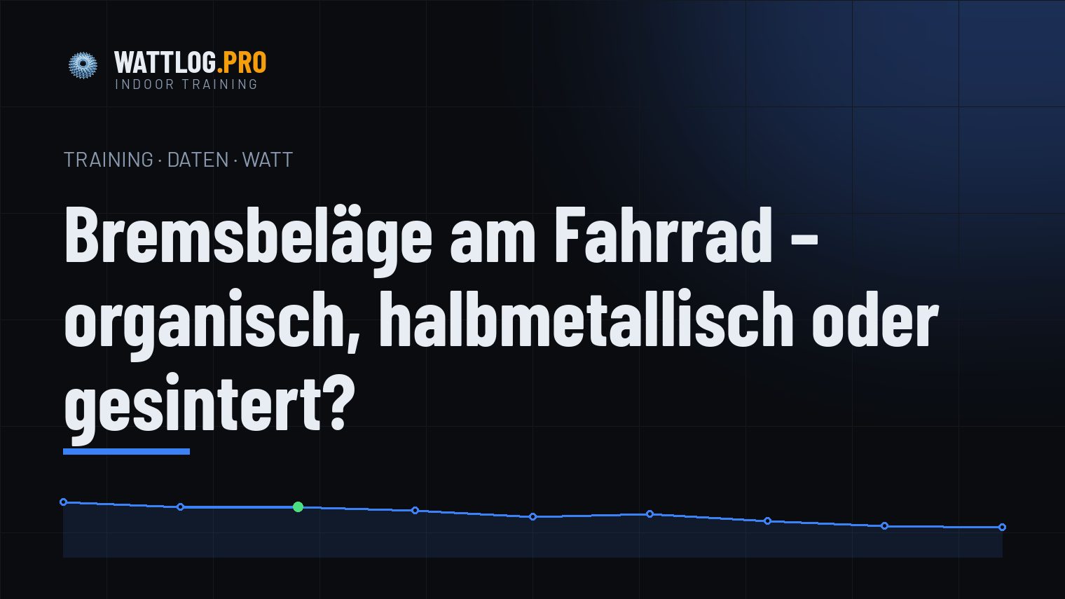Bremsbeläge am Fahrrad — organisch, halbmetallisch oder gesintert?