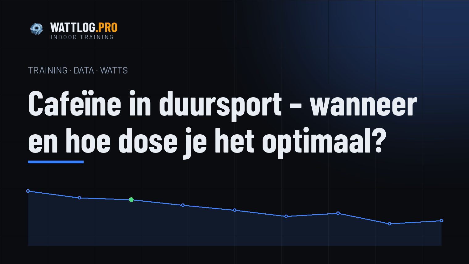 Cafeïne in duursport — wanneer en hoe dose je het optimaal?