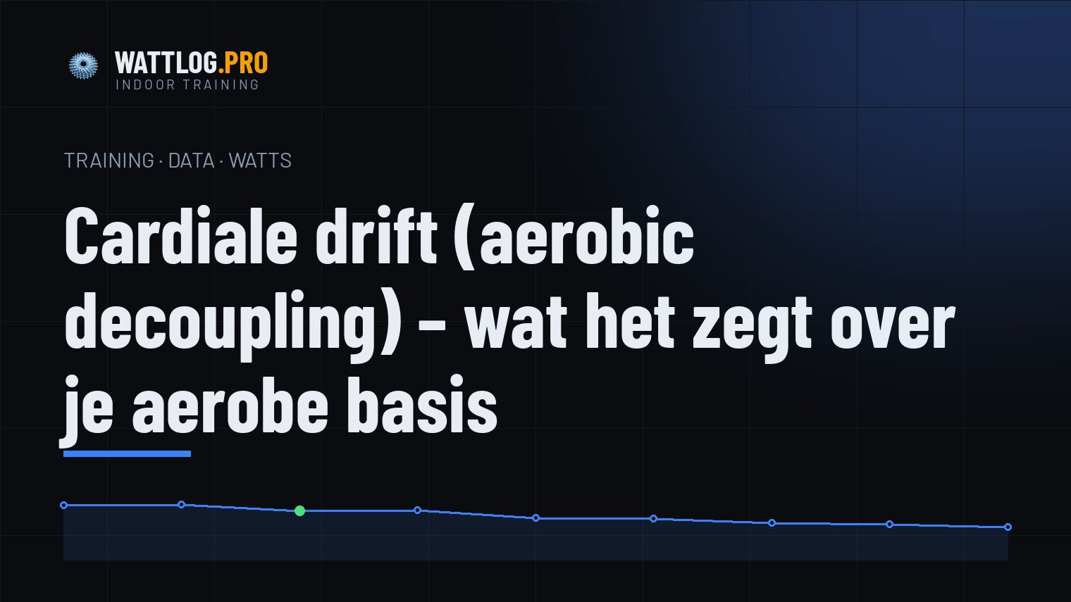 Cardiale drift (aerobic decoupling) — wat het zegt over je aerobe basis
