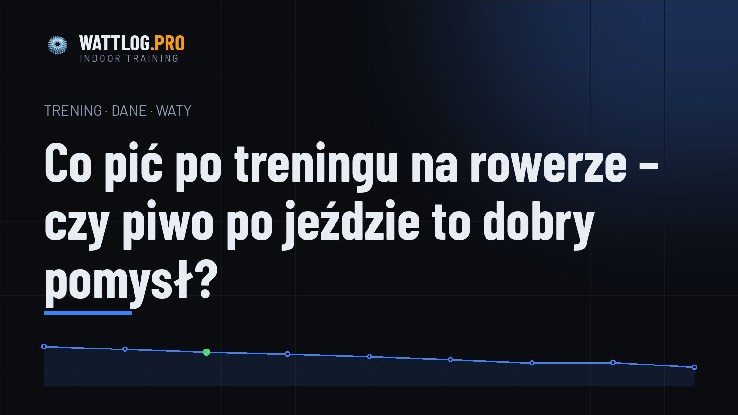 Co pić po treningu na rowerze — czy piwo po jeździe to dobry pomysł?