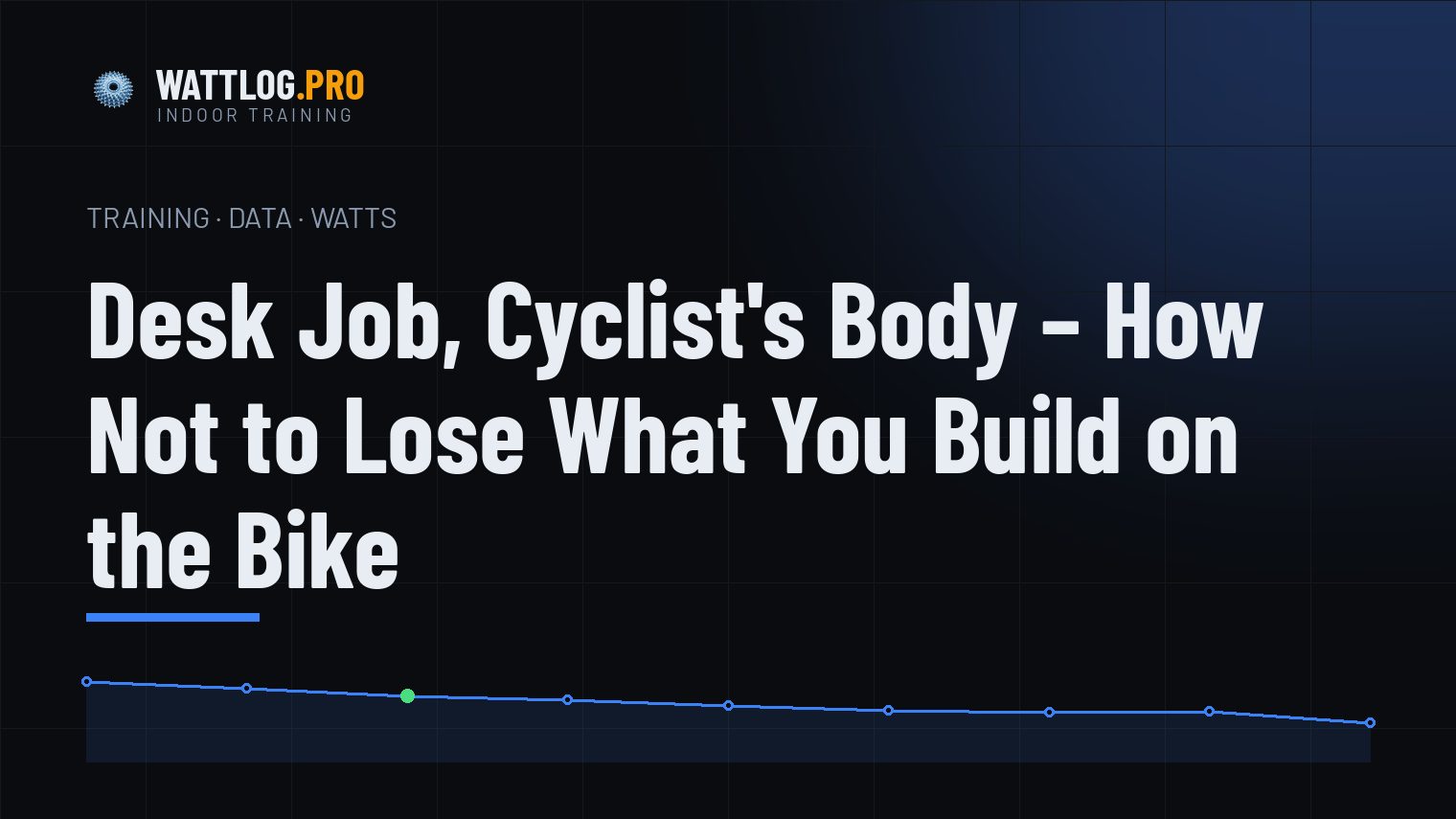 Desk Job, Cyclist's Body — How Not to Lose What You Build on the Bike