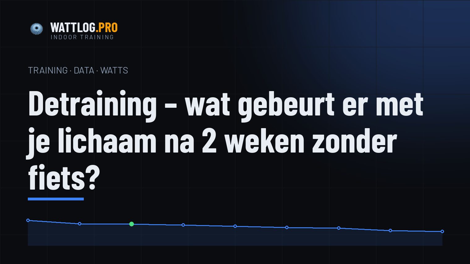 Detraining — wat gebeurt er met je lichaam na 2 weken zonder fiets?