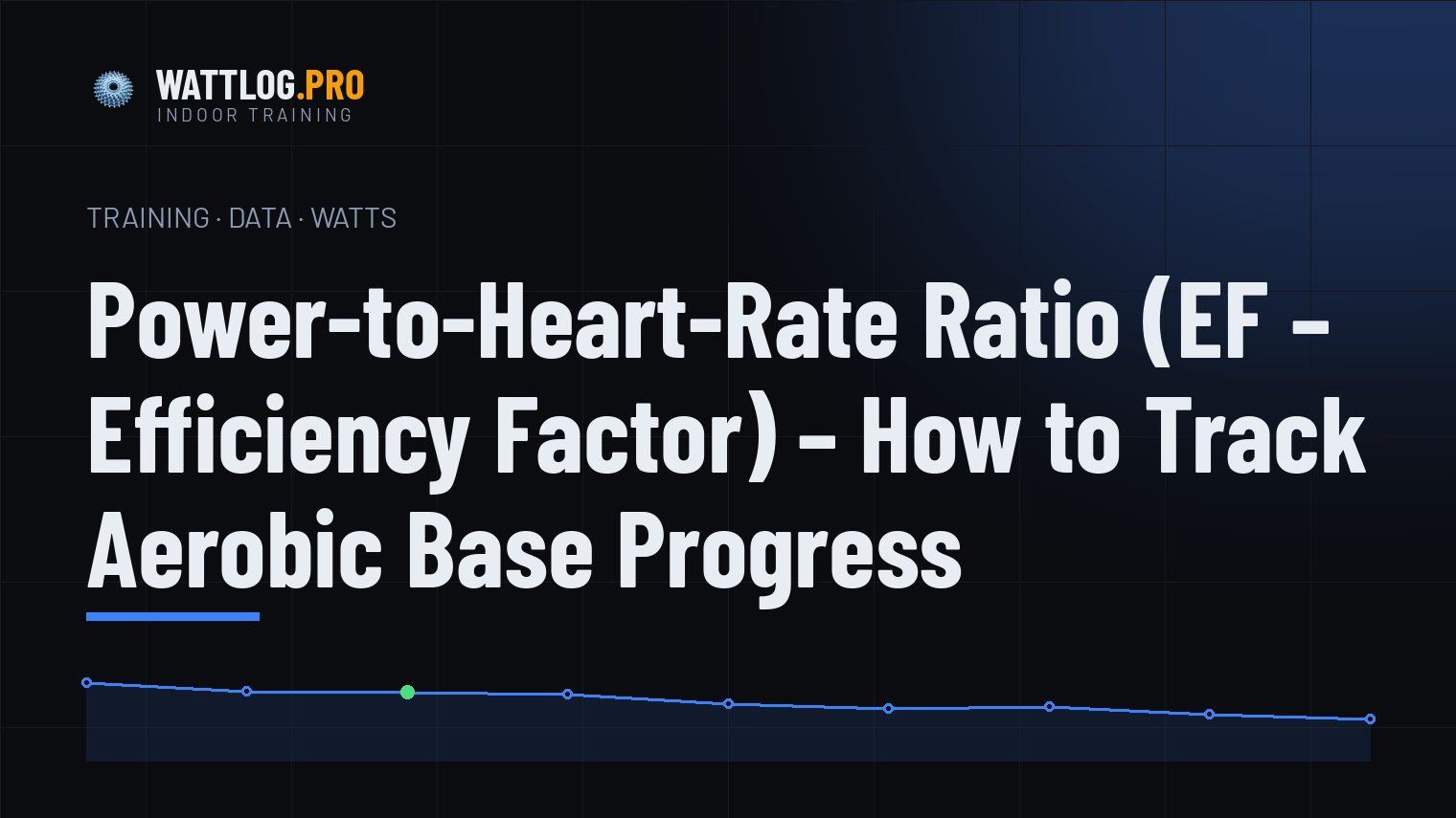 Power-to-Heart-Rate Ratio (EF — Efficiency Factor) — How to Track Aerobic Base Progress