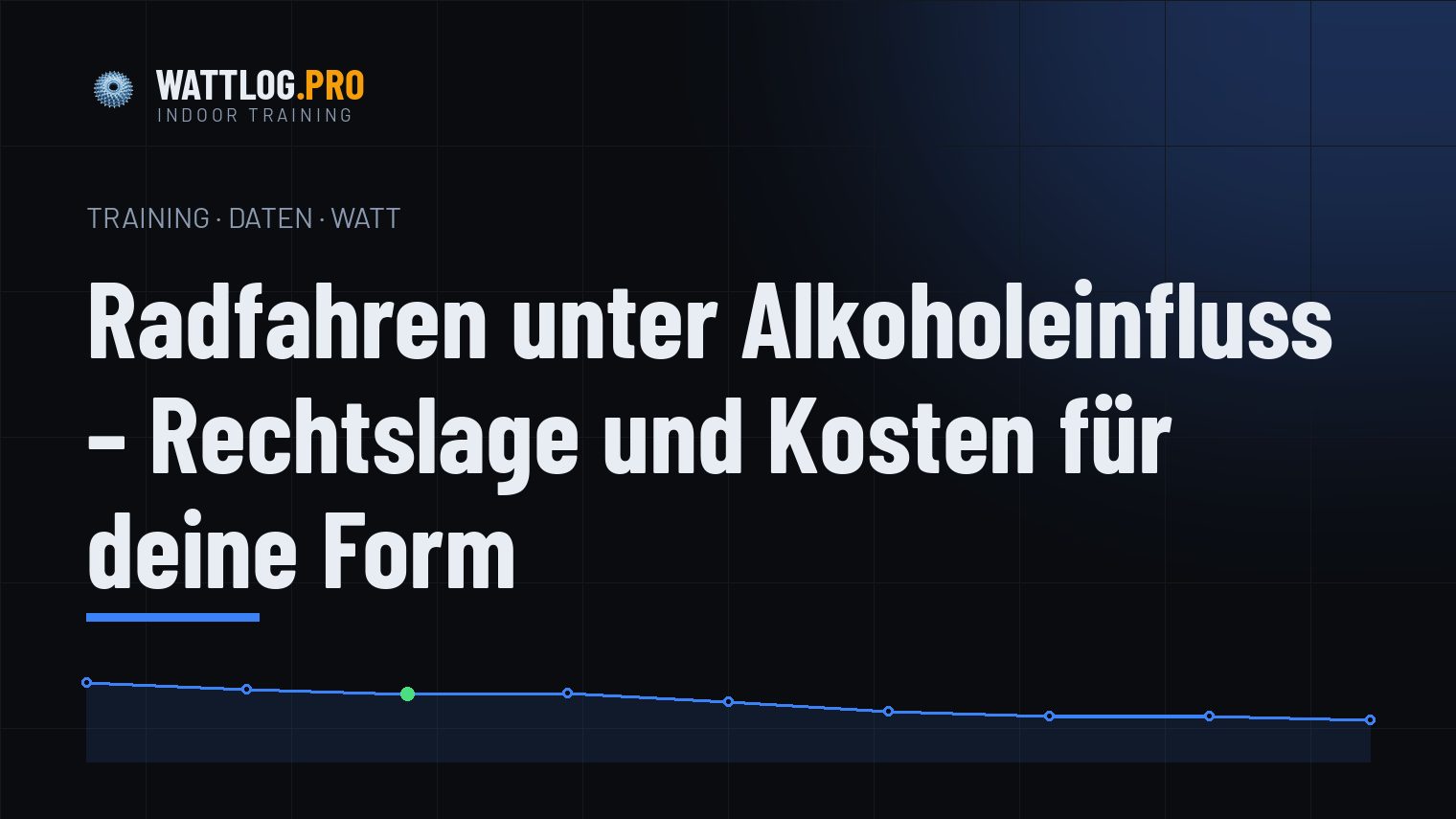 Radfahren unter Alkoholeinfluss — Rechtslage und Kosten für deine Form
