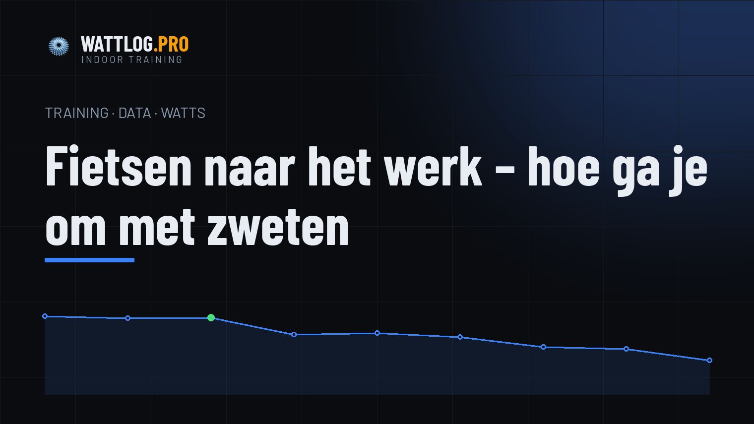 Fietsen naar het werk — hoe ga je om met zweten