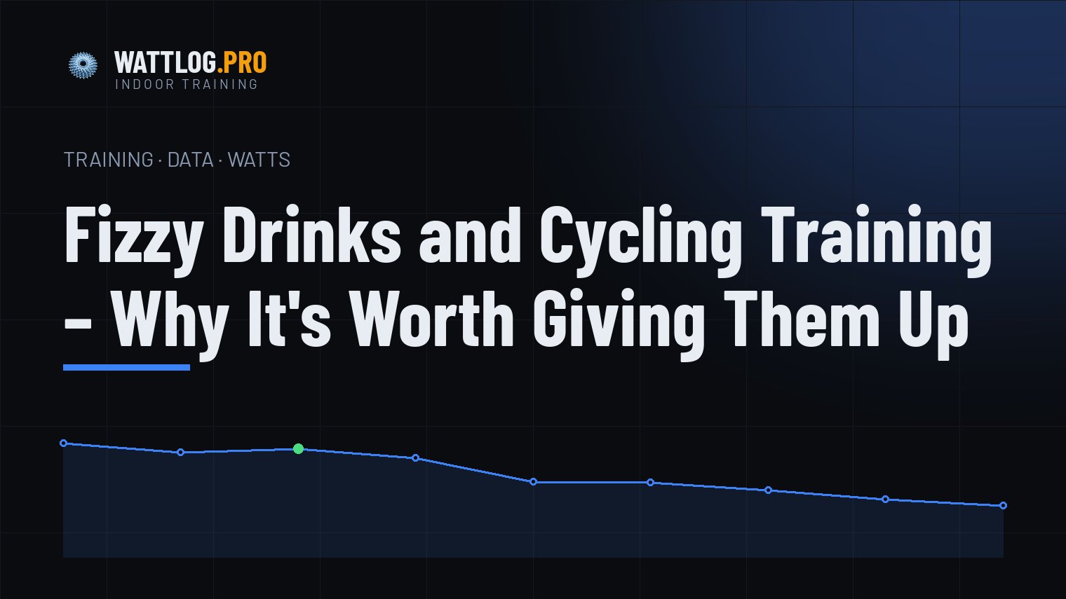 Fizzy drinks and cycling training — why it's worth giving them up