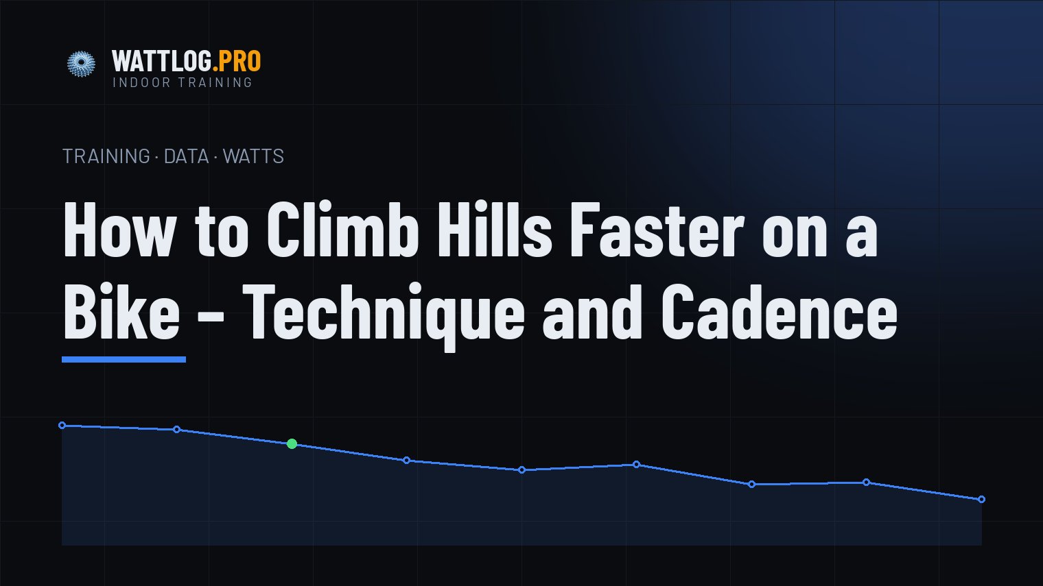 How to climb hills faster on a bike — technique and cadence