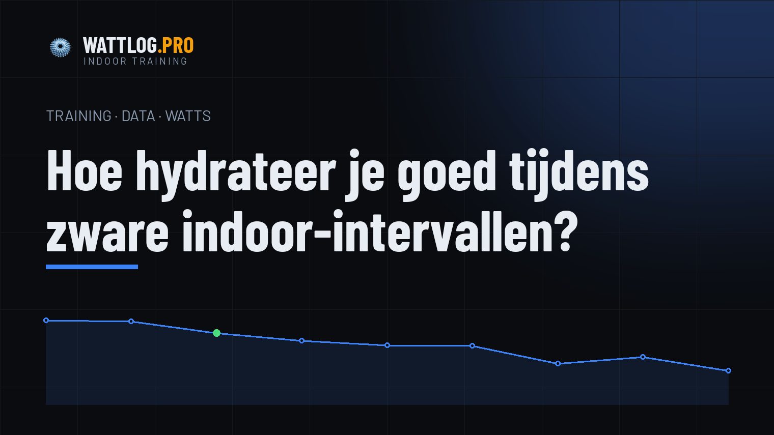 Hoe hydrateer je goed tijdens zware indoor-intervallen?