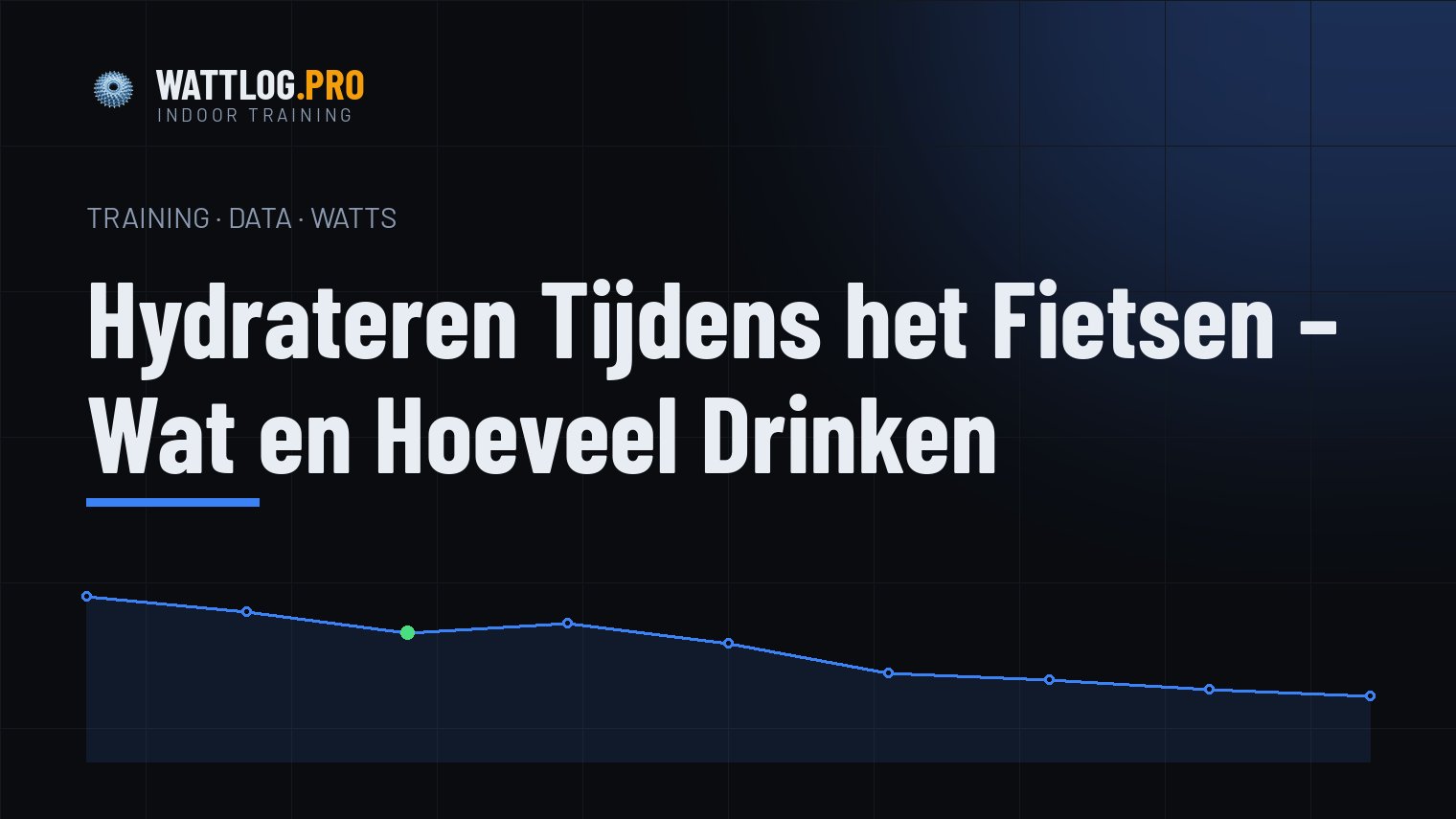 Hydrateren tijdens het fietsen — wat en hoeveel drinken