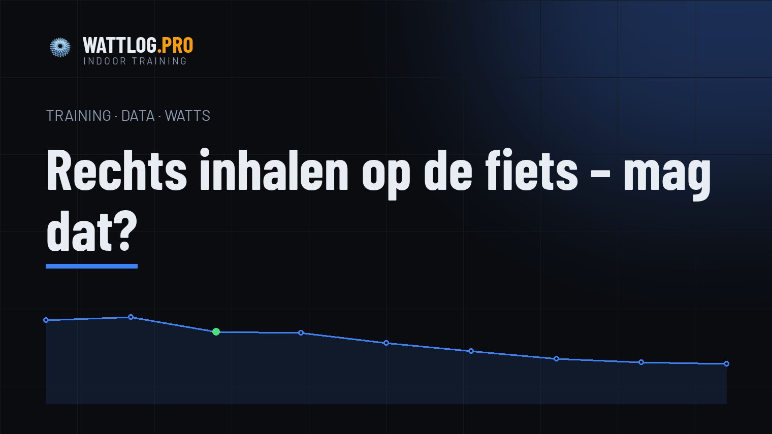 Rechts inhalen op de fiets — mag dat?