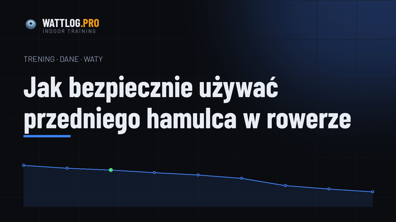 Jak bezpiecznie używać przedniego hamulca w rowerze