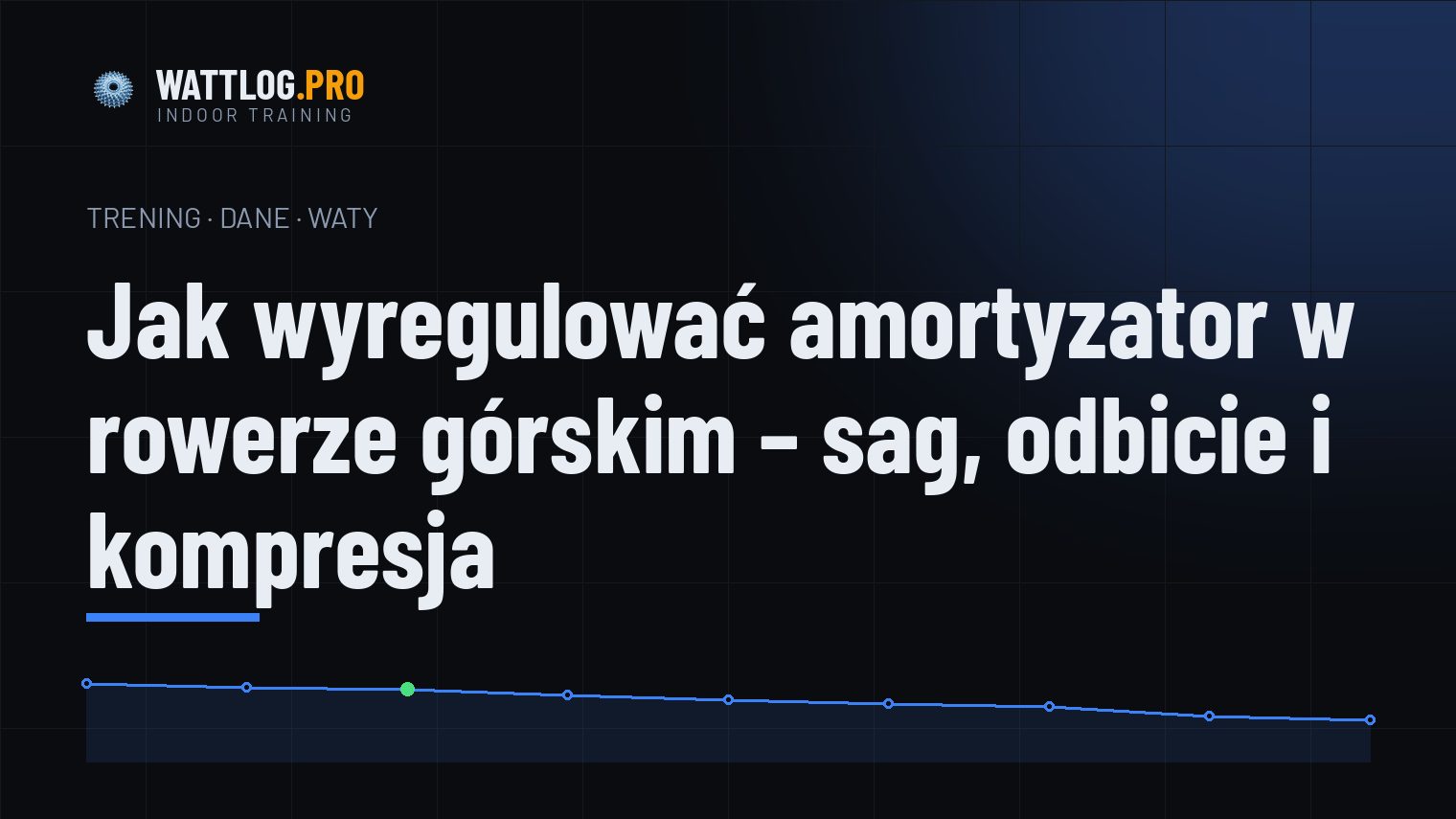 Jak wyregulować amortyzator w rowerze górskim — sag, odbicie i kompresja
