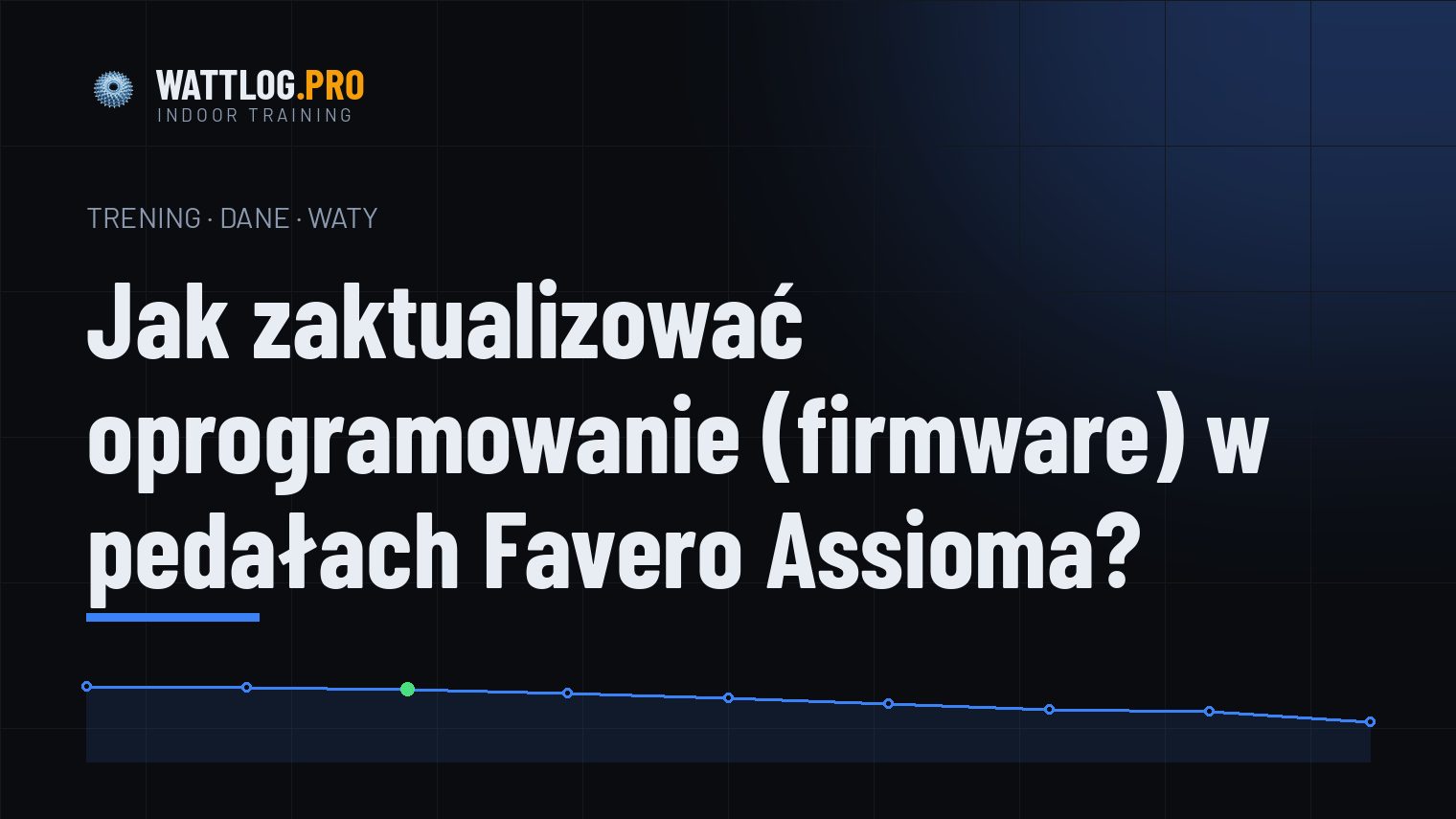 Jak zaktualizować oprogramowanie (firmware) w pedałach Favero Assioma?