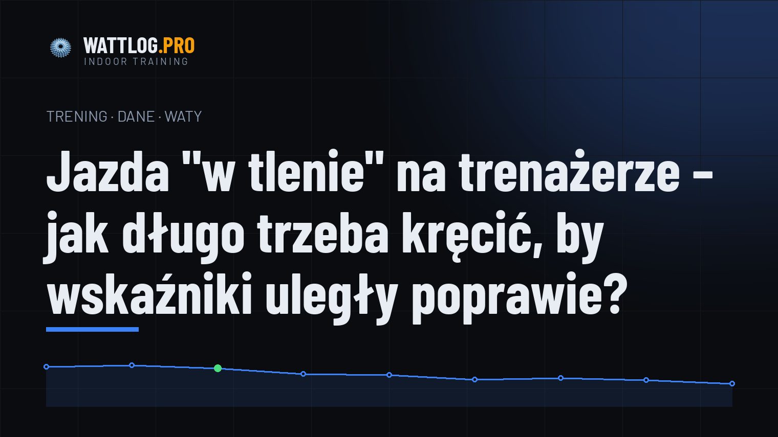 Jazda "w tlenie" na trenażerze — jak długo trzeba kręcić, by wskaźniki uległy poprawie?