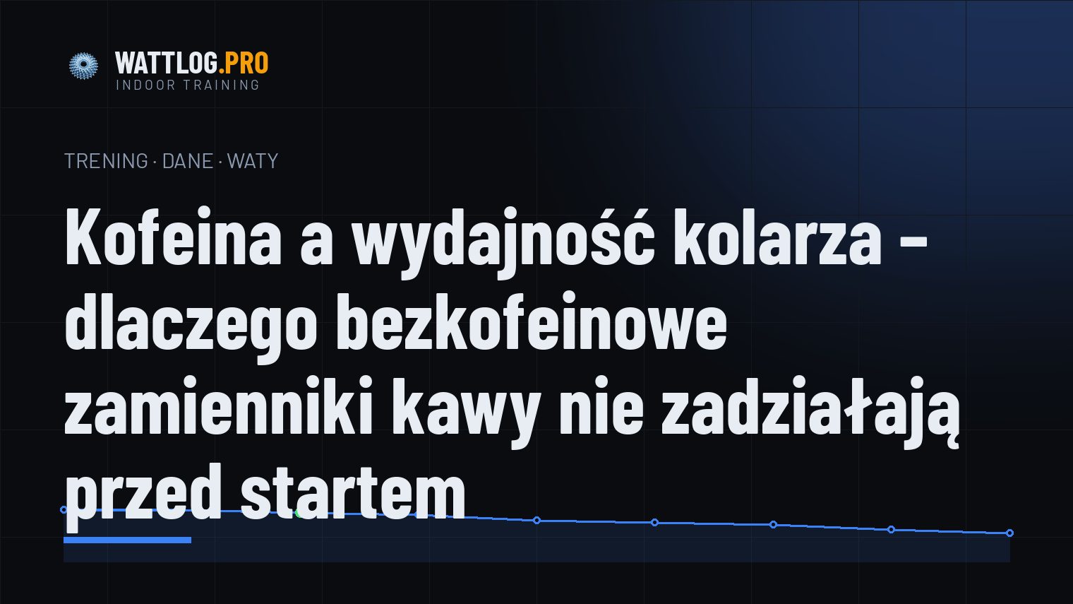 Kofeina a wydajność kolarza — dlaczego bezkofeinowe zamienniki kawy nie zadziałają przed startem