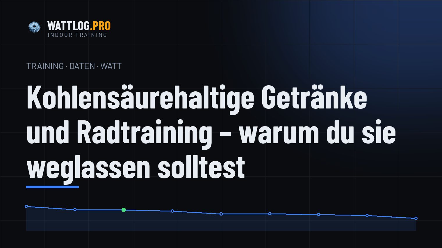 Kohlensäurehaltige Getränke und Radtraining — warum du sie weglassen solltest
