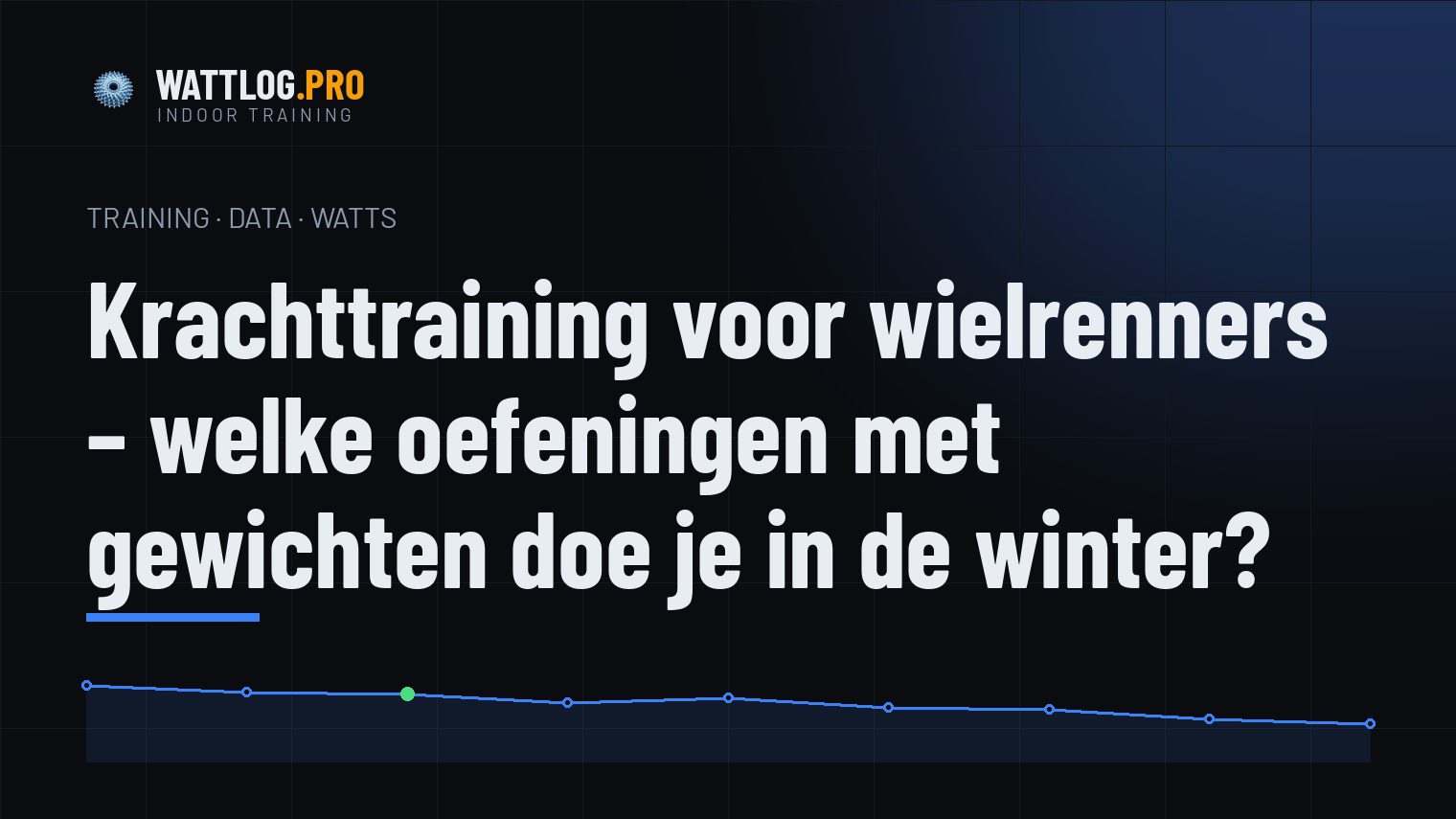 Krachttraining voor wielrenners — welke oefeningen met gewichten doe je in de winter?