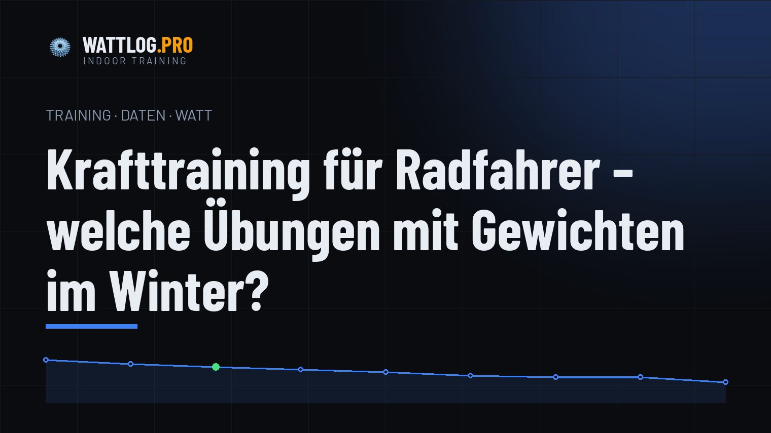 Krafttraining für Radfahrer — welche Übungen mit Gewichten im Winter?