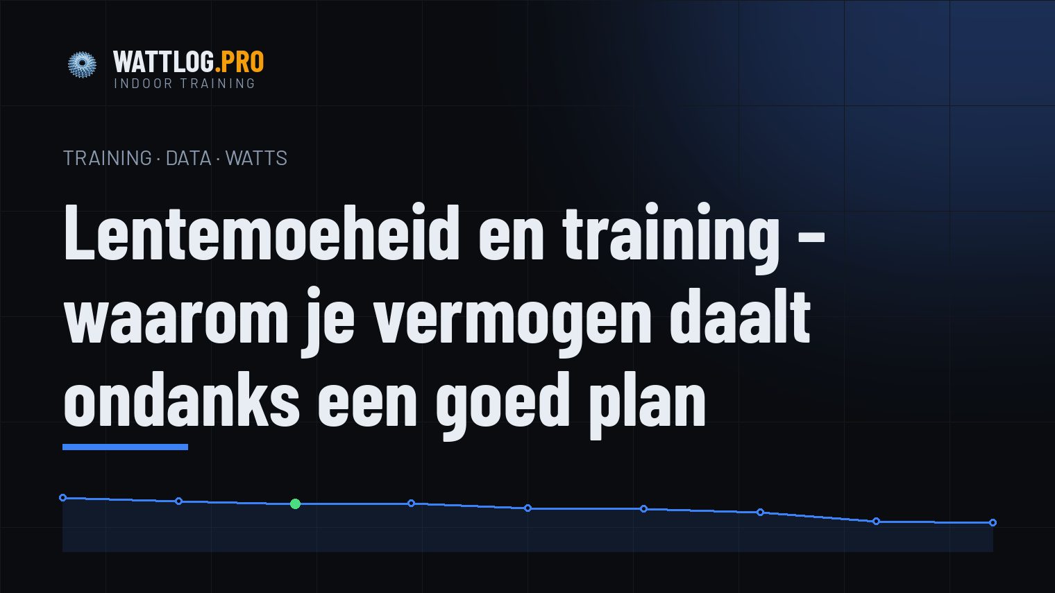Lentemoeheid en training — waarom je vermogen daalt ondanks een goed plan