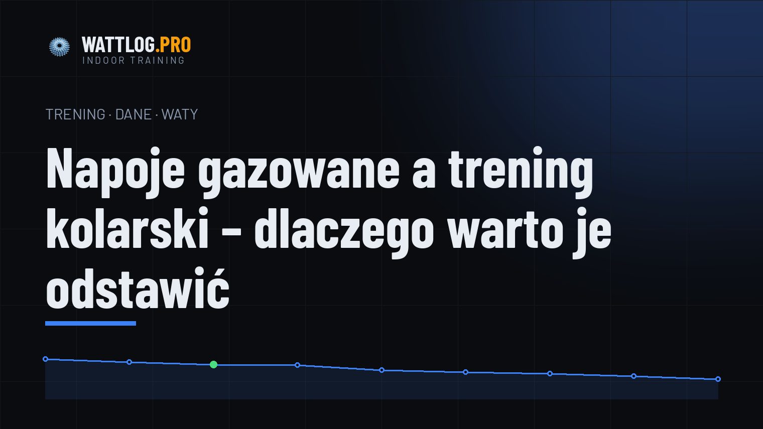 Napoje gazowane a trening kolarski — dlaczego warto je odstawić