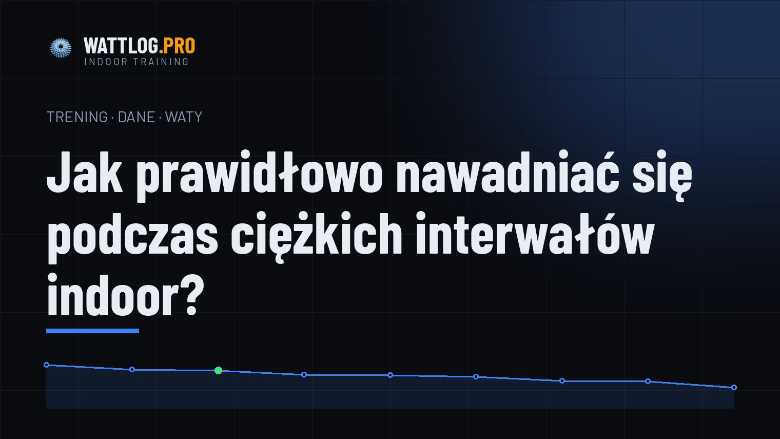 Jak prawidłowo nawadniać się podczas ciężkich interwałów indoor?