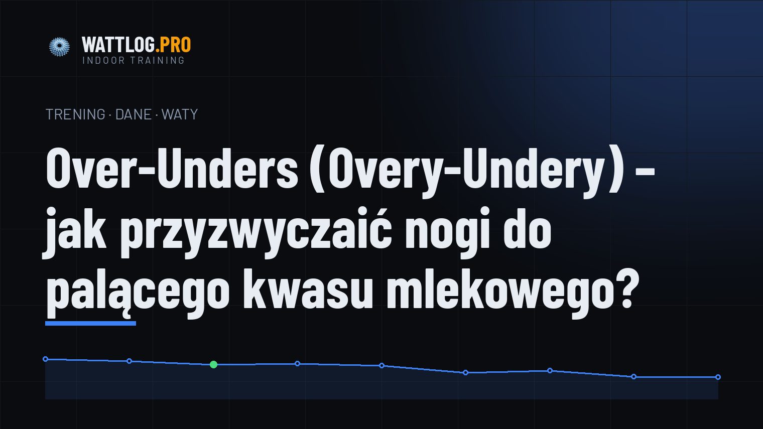 Over-Unders (Overy-Undery) — jak przyzwyczaić nogi do palącego kwasu mlekowego?