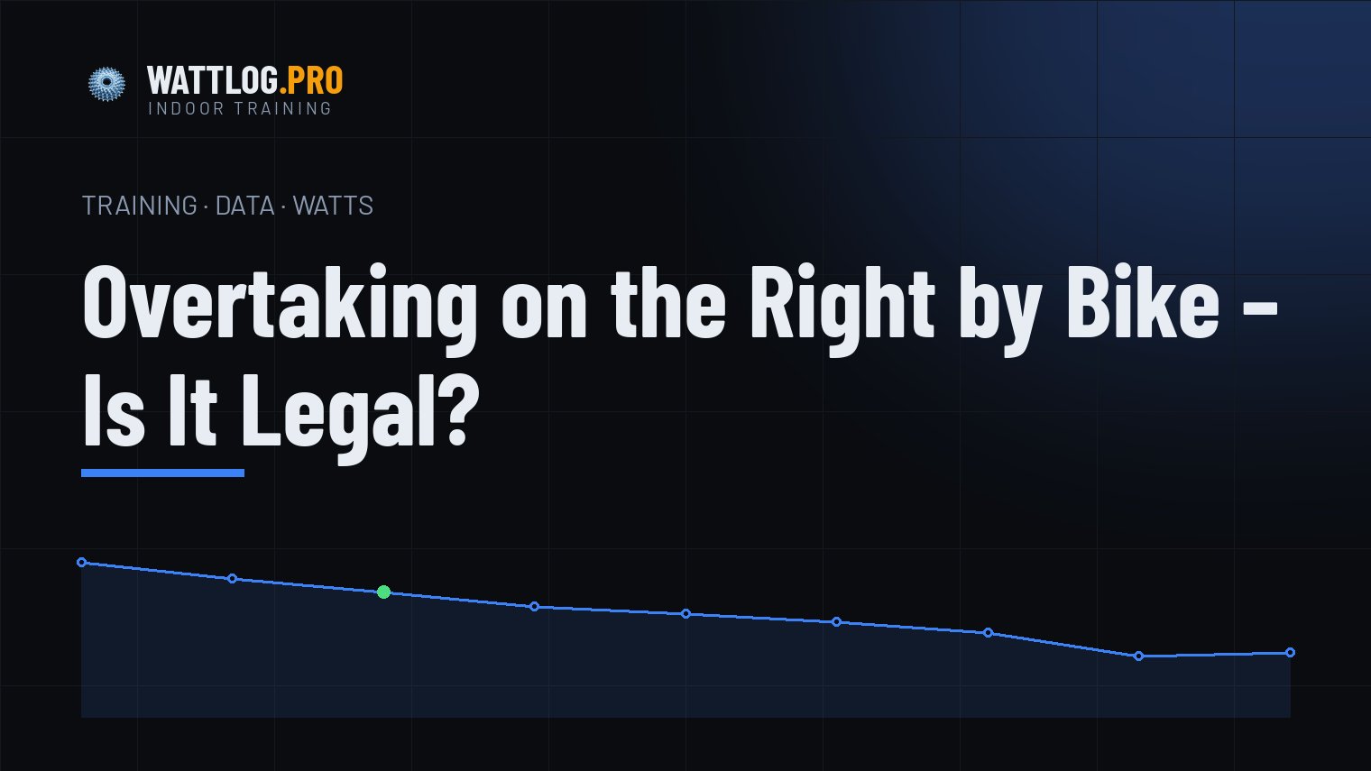Overtaking on the right by bike — is it legal?