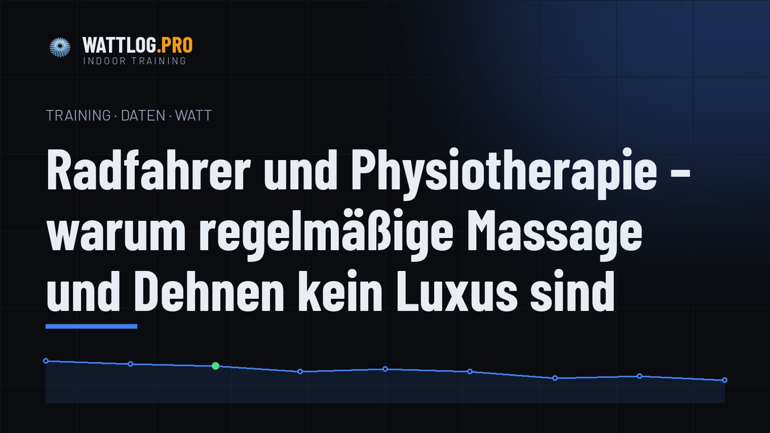 Radfahrer und Physiotherapie — warum regelmäßige Massage und Dehnen kein Luxus sind