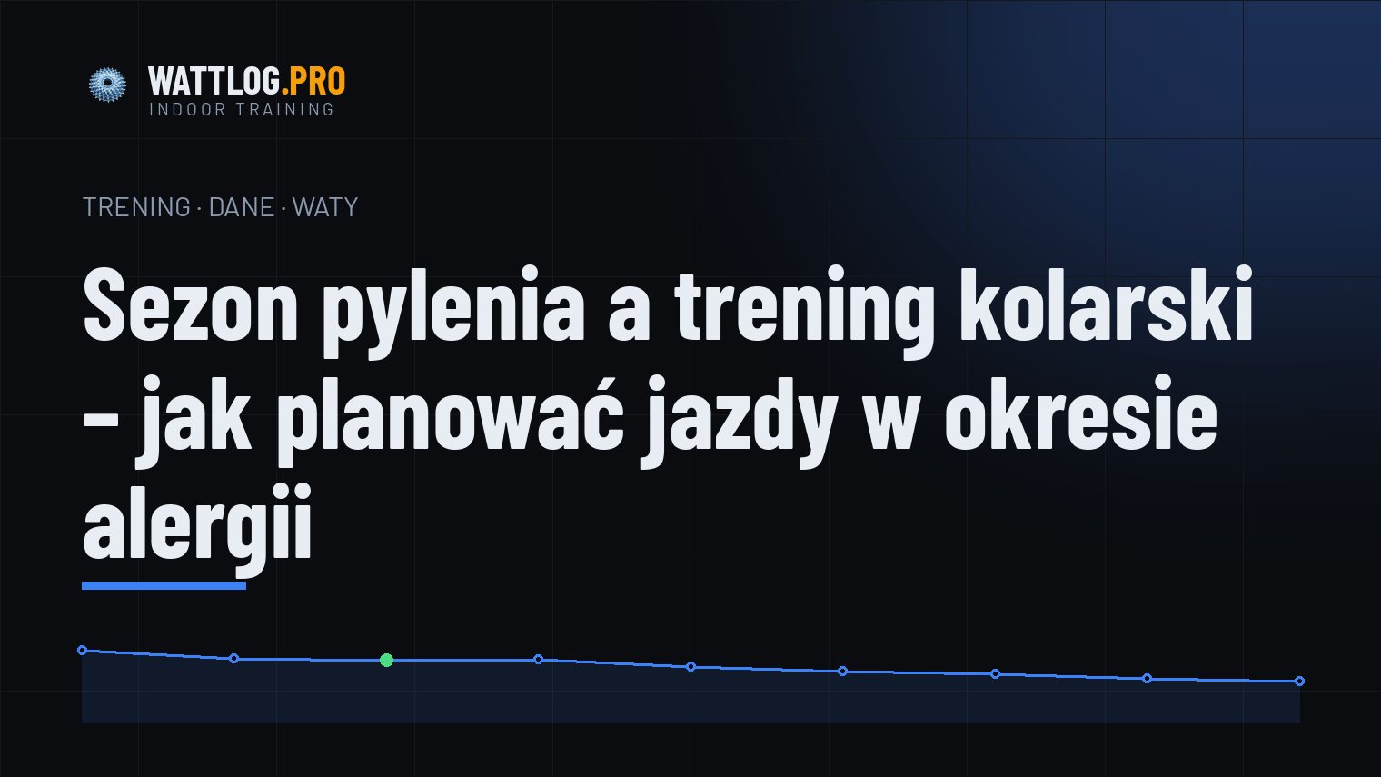 Sezon pylenia a trening kolarski — jak planować jazdy w okresie alergii