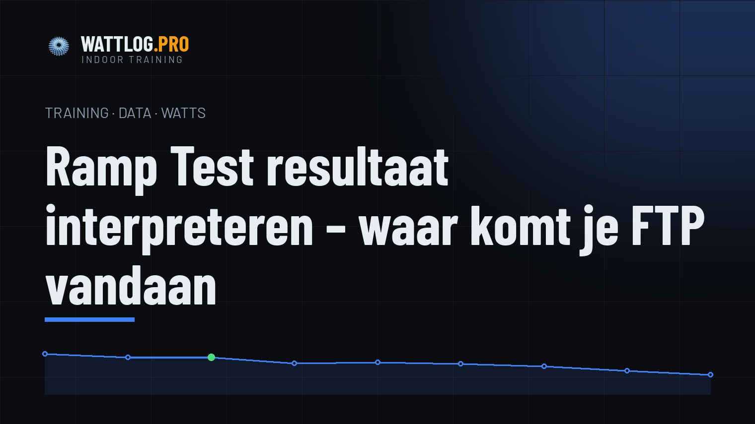 Ramp Test resultaat interpreteren — waar komt je FTP vandaan