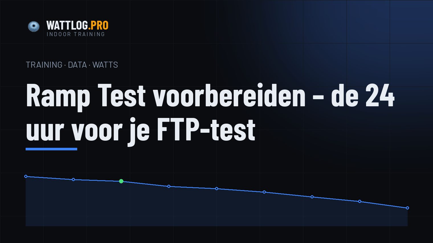 Ramp Test voorbereiden — de 24 uur voor je FTP-test