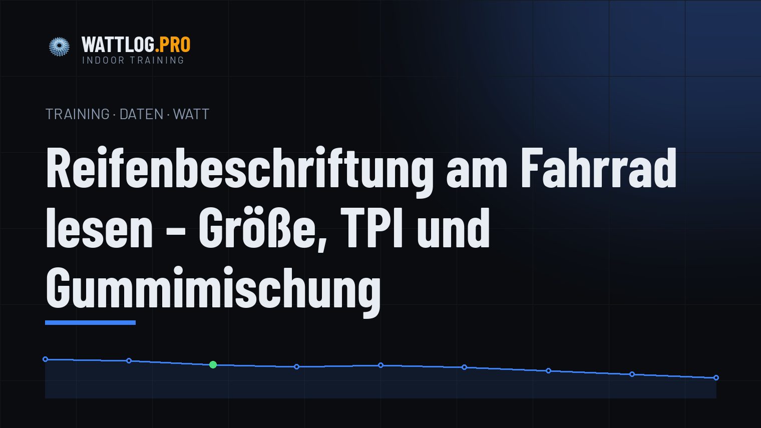 Reifenbeschriftung am Fahrrad lesen — Größe, TPI und Gummimischung