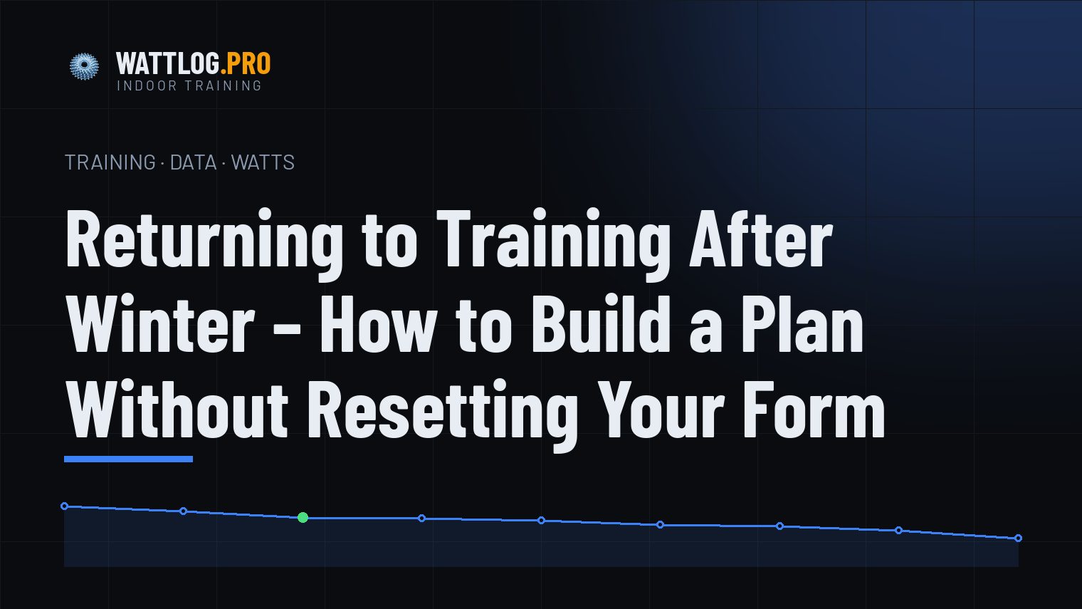 Returning to Training After Winter — How to Build a Plan Without Resetting Your Form