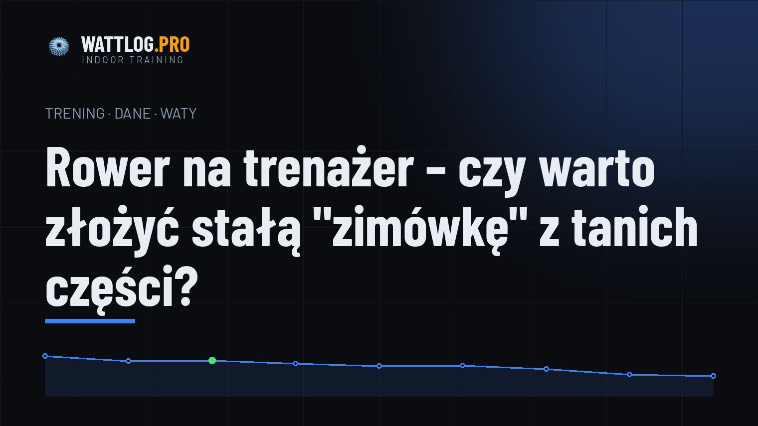 Rower na trenażer — czy warto złożyć stałą "zimówkę" z tanich części?