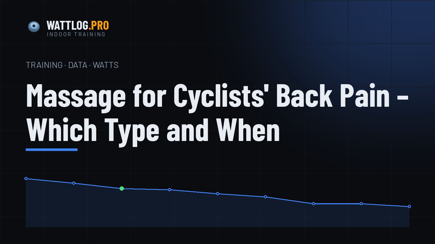 Massage for Cyclists' Back Pain — Which Type and When