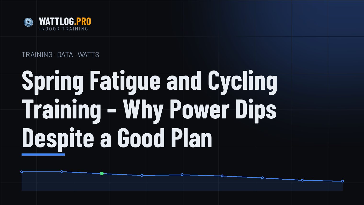 Spring Fatigue and Cycling Training — Why Power Dips Despite a Good Plan