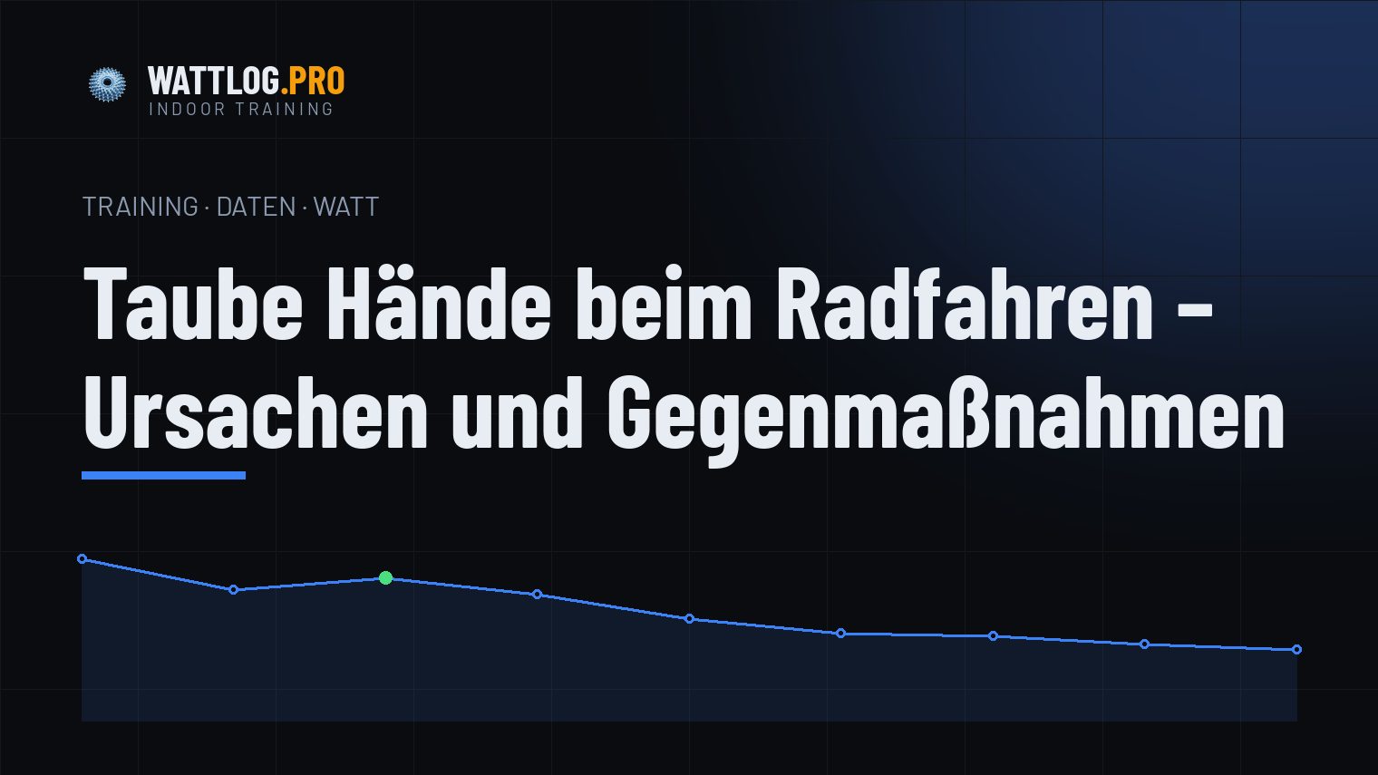 Taube Hände beim Radfahren — Ursachen und Gegenmaßnahmen