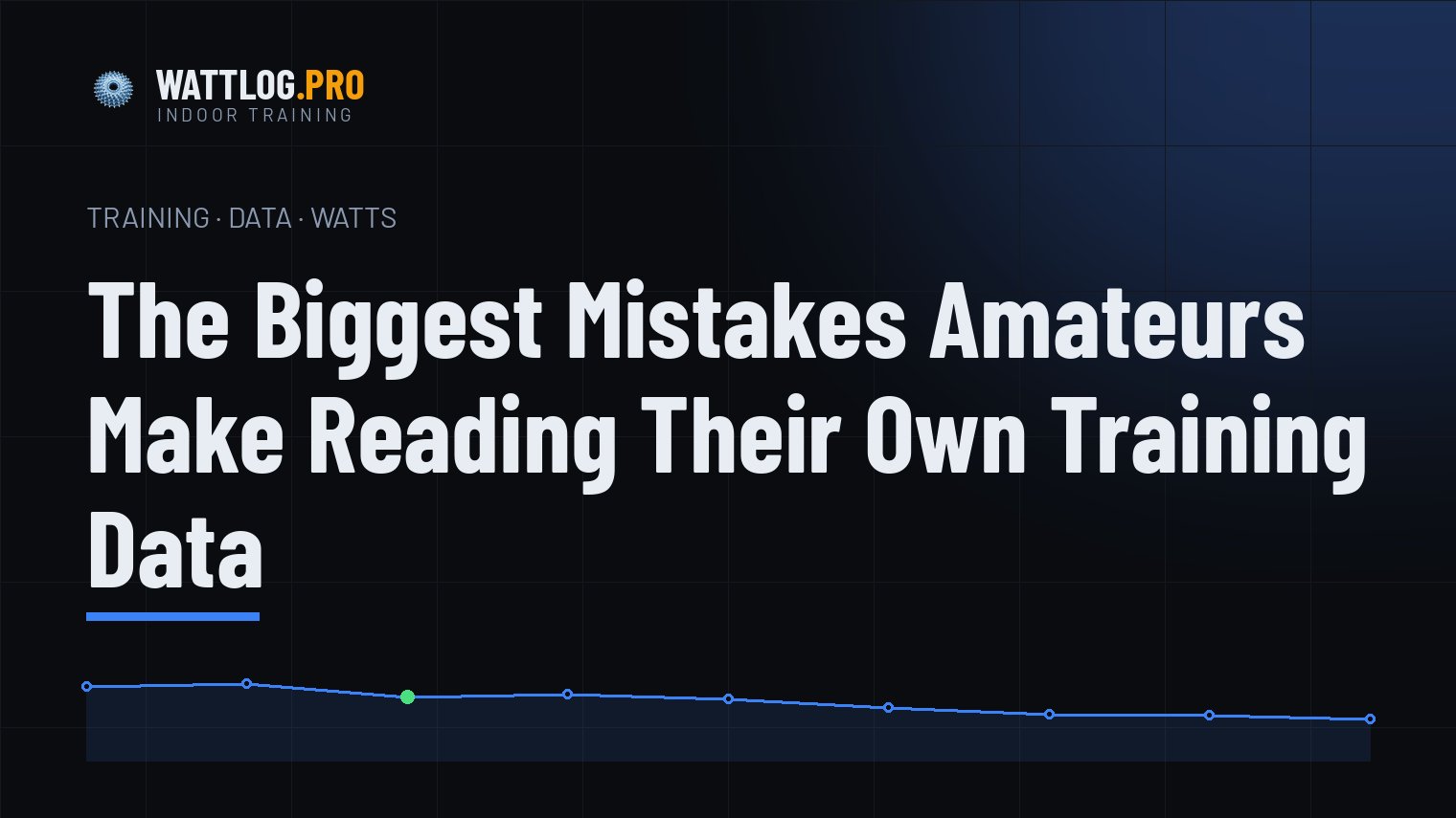 The biggest mistakes amateurs make reading their training data
