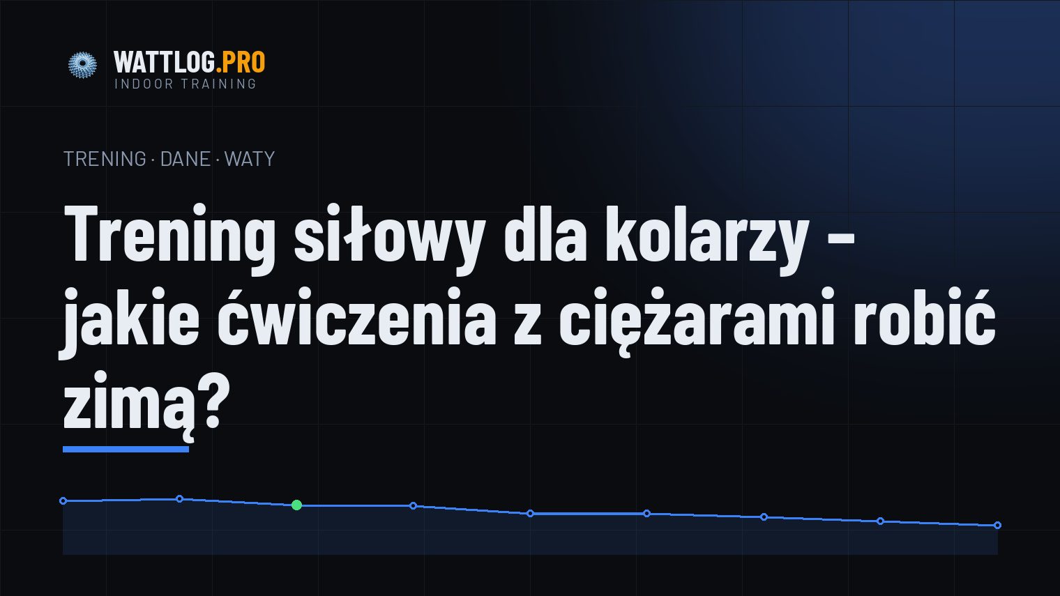 Trening siłowy dla kolarzy — jakie ćwiczenia z ciężarami robić zimą?