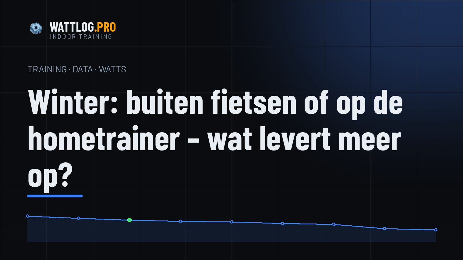 Winter: buiten fietsen of op de hometrainer — wat levert meer op?
