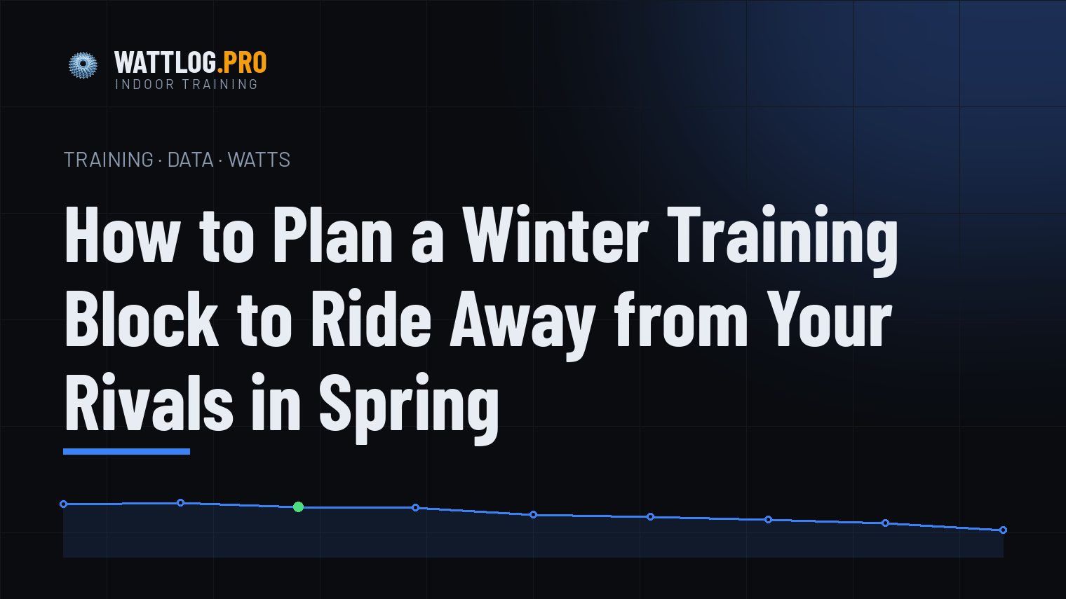 How to Plan a Winter Training Block to Ride Away from Your Rivals in Spring