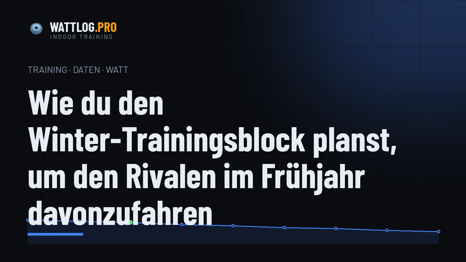 Wie du den Winter-Trainingsblock planst, um den Rivalen im Frühjahr davonzufahren